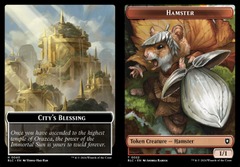 City's Blessing (0040) // Hamster (0022) Double-Sided Token